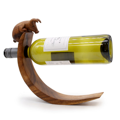 Wood Balance Wine Holders