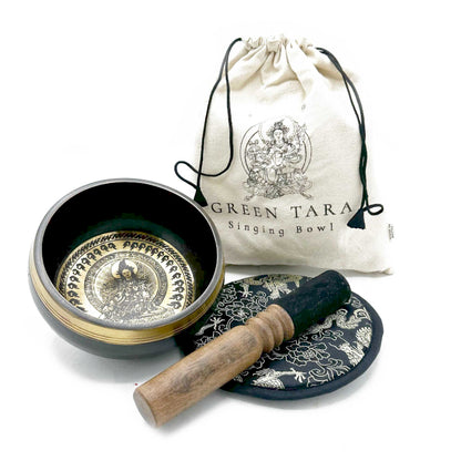 Hand Beaten & Engraved Singing Bowl Gift Set