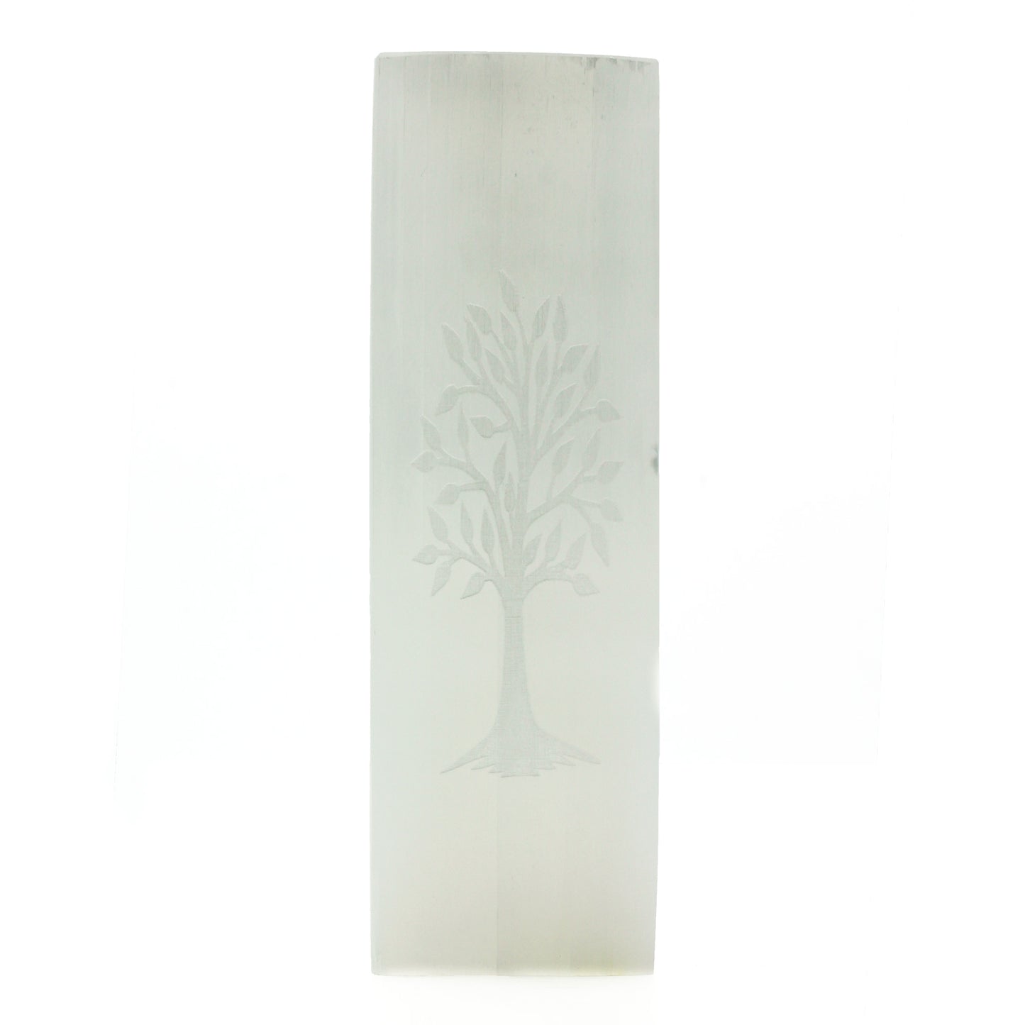 Selenite Block Lamp