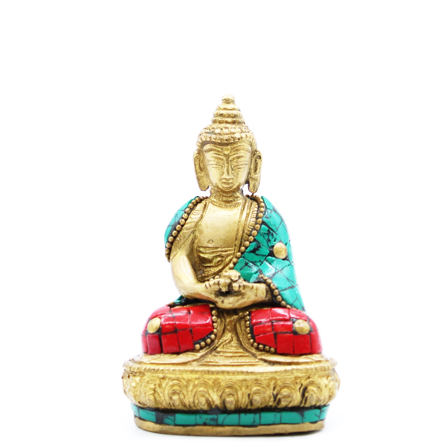 Buddhafigur aus Messing