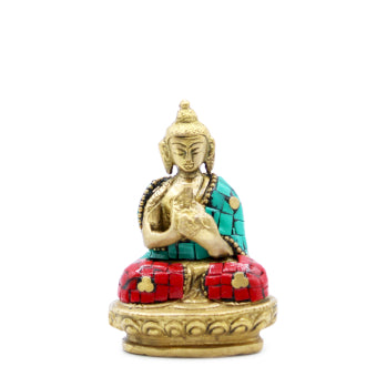 Buddhafigur aus Messing