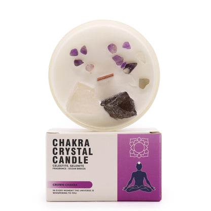 Chakra Crystal Candles