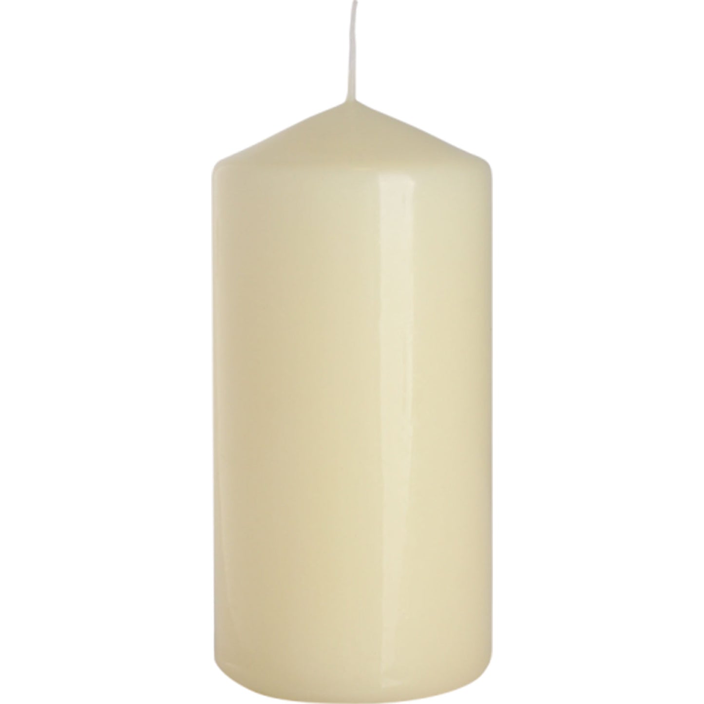 6x Ivory Pillar Candle