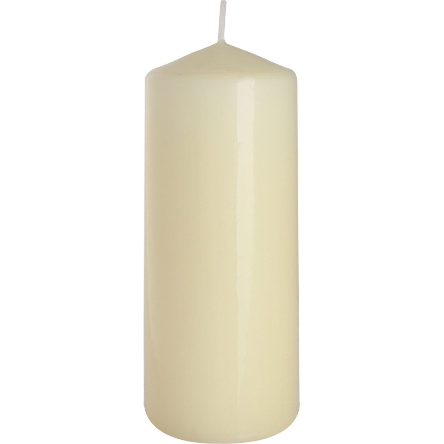 6x Ivory Pillar Candle