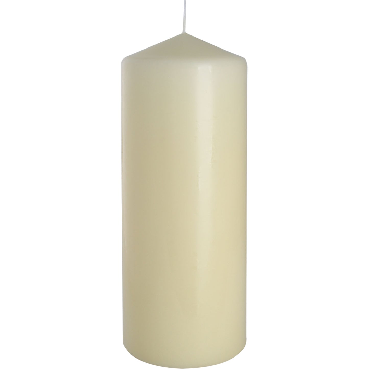 6x Ivory Pillar Candle