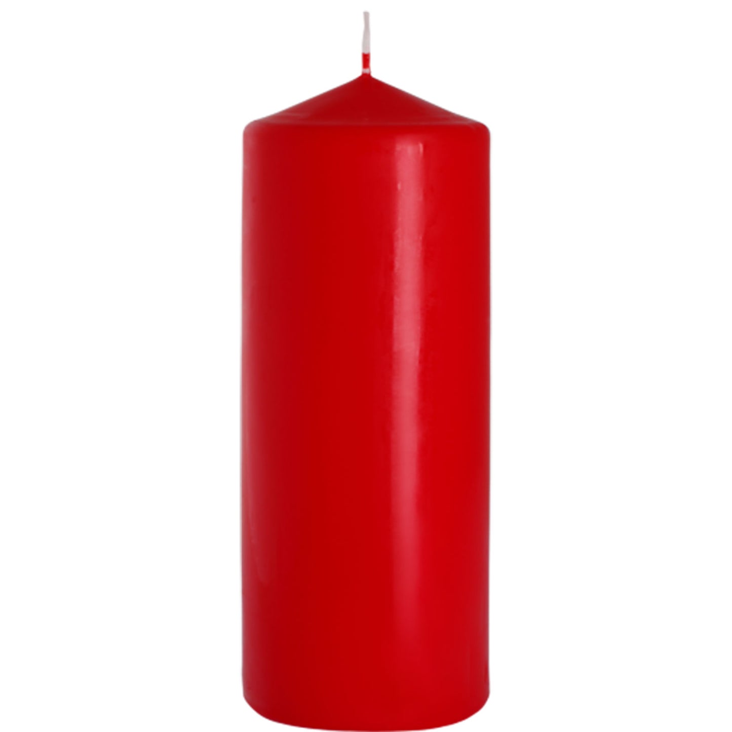 6x Red Pillar Candle