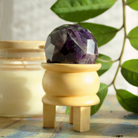 Gemstone Healing Balls with Stand