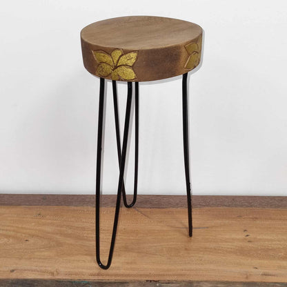 Albasia Wood Plant Stand