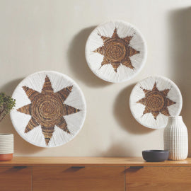 Seagrass Bowls Wall Art Set