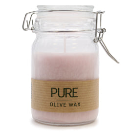 Olive Wax Jar Candle 120x70