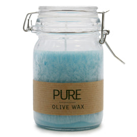 Olive Wax Jar Candle 120x70