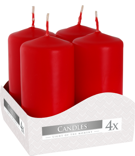 Pillar Candles 40x80mm (4 pieces)