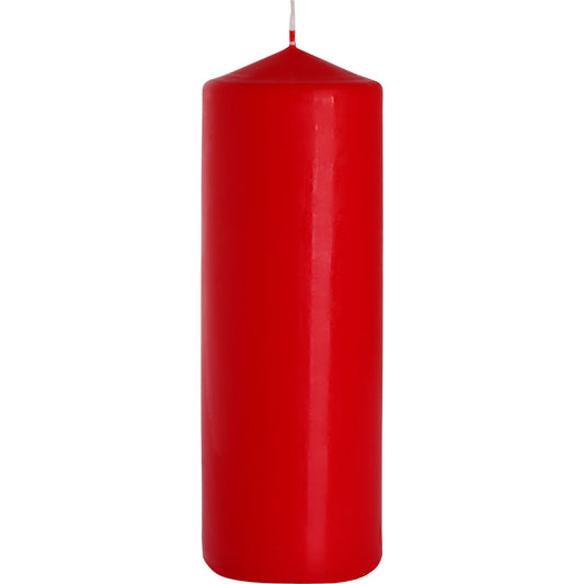 6x Red Pillar Candle