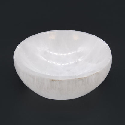 Selenite Round Bowl