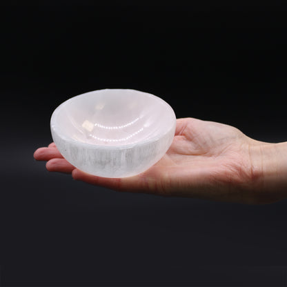 Selenite Round Bowl