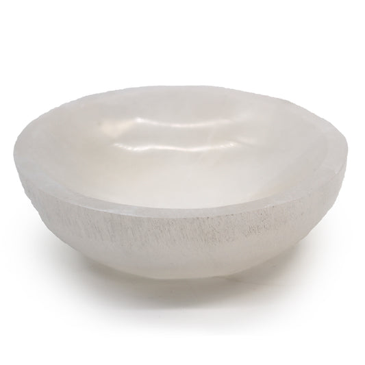 Selenite Round Bowl