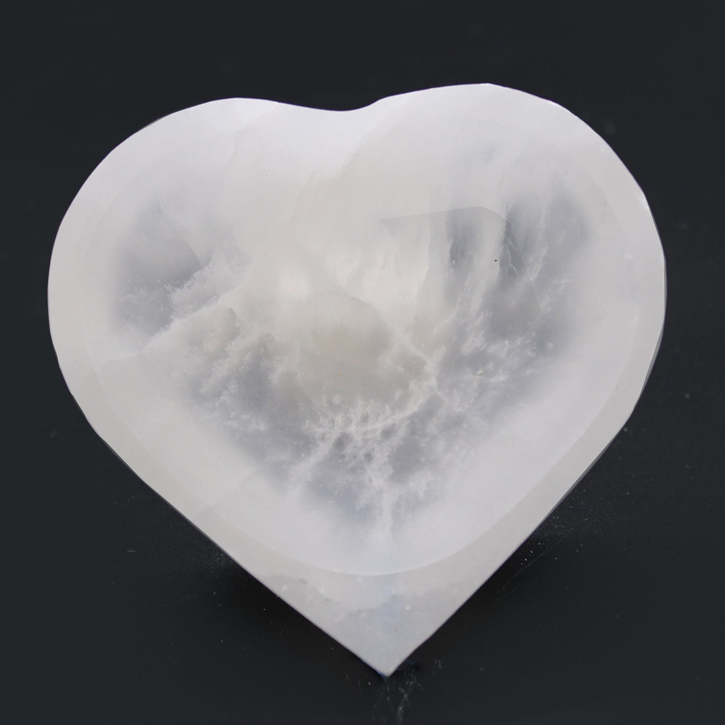 Selenite Heart Bowl