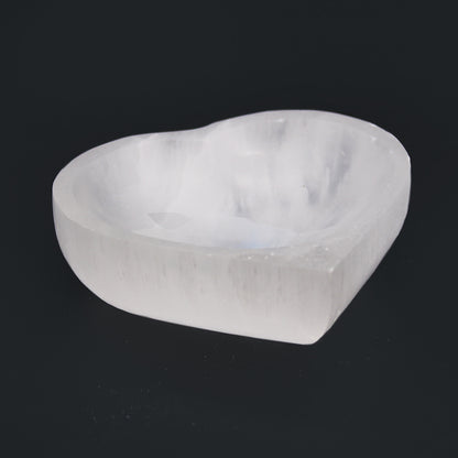 Selenite Heart Bowl