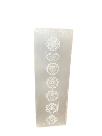 Selenite Block Lamp