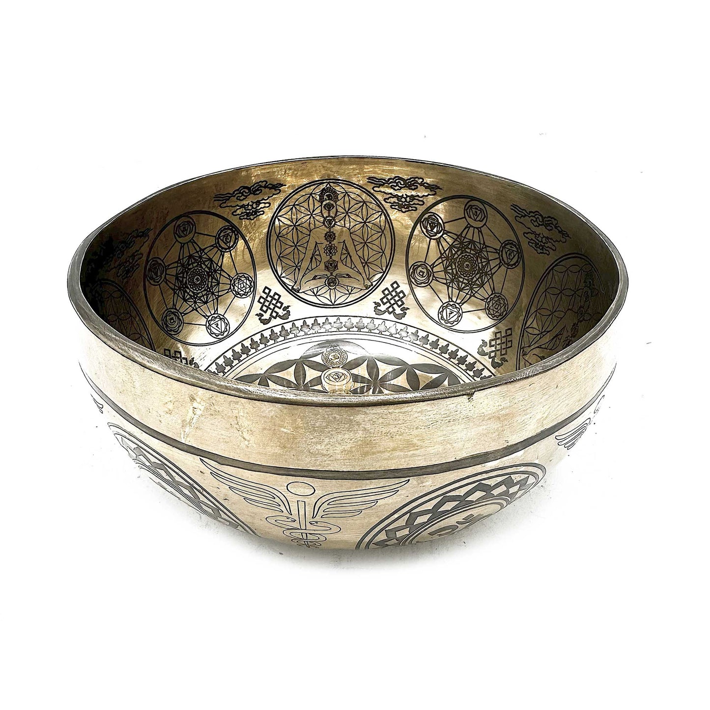 Tibetan Healing Engraved Bowl