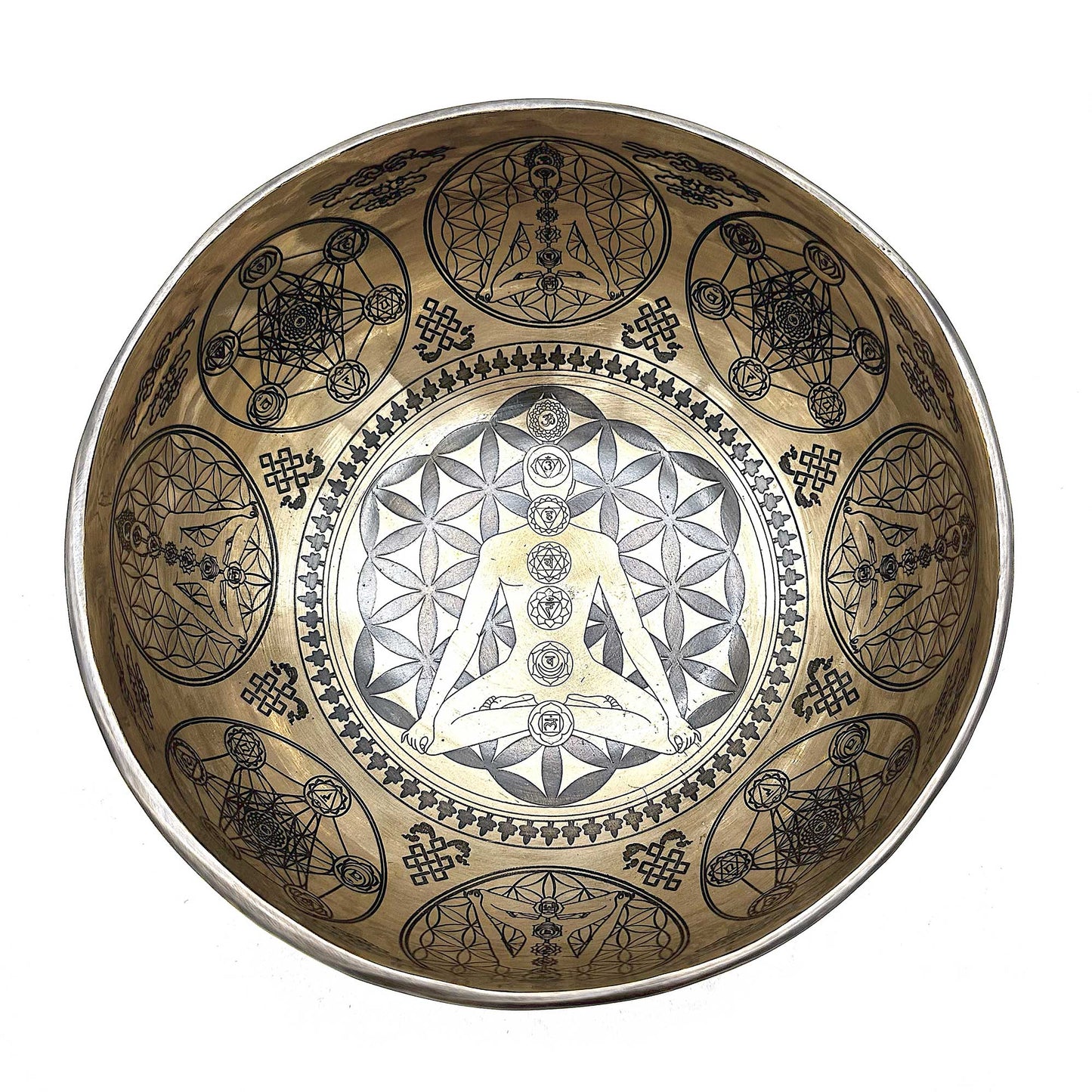 Tibetan Healing Engraved Bowl