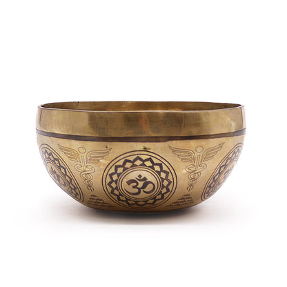 Tibetan Healing Engraved Bowl