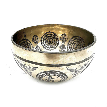 Tibetan Healing Engraved Bowl