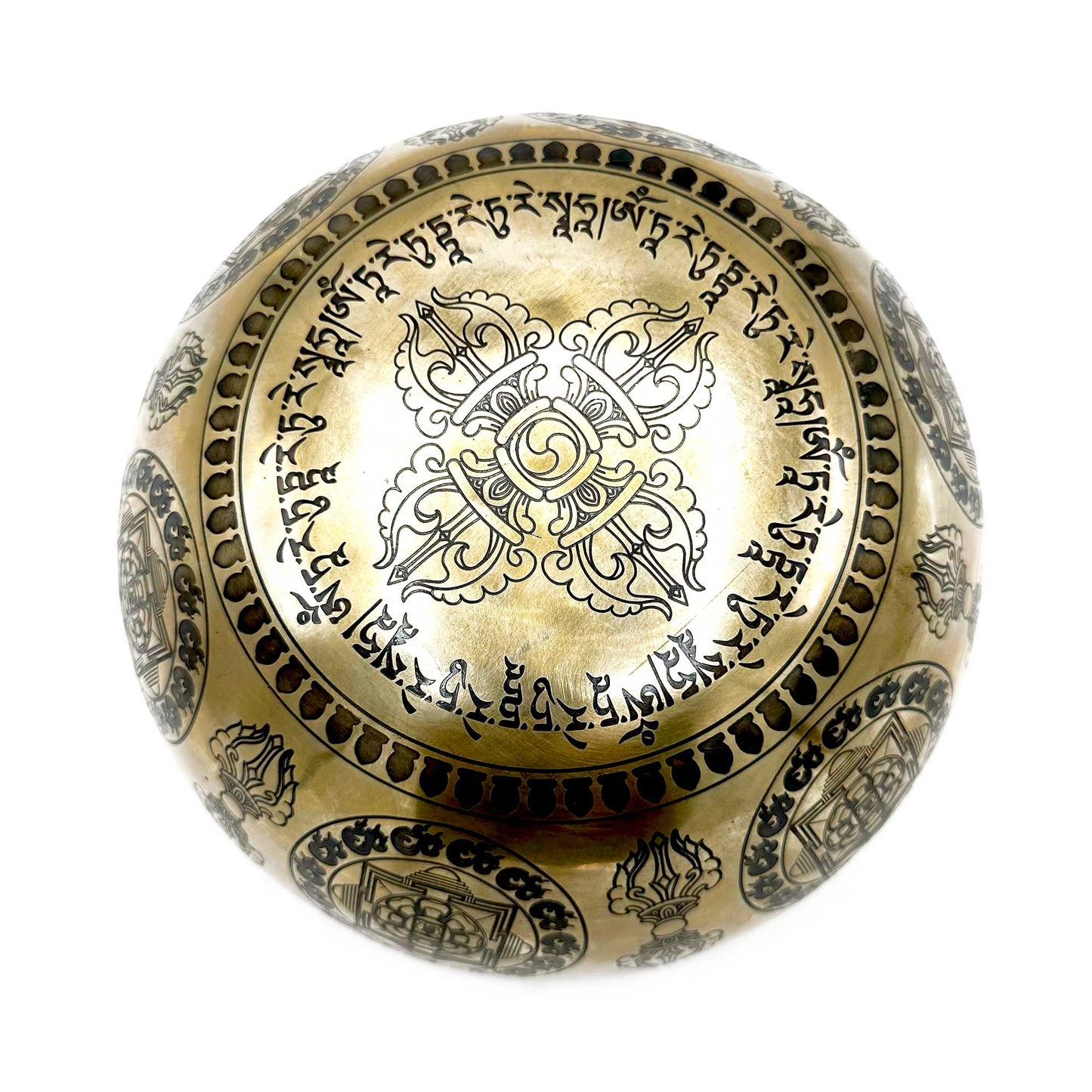 Tibetan Healing Engraved Bowl