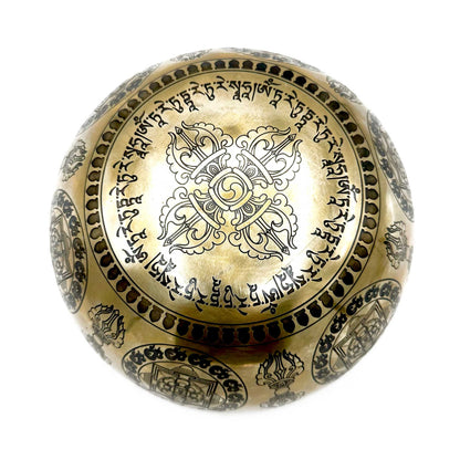 Tibetan Healing Engraved Bowl