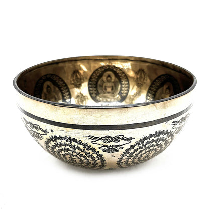 Tibetan Healing Engraved Bowl