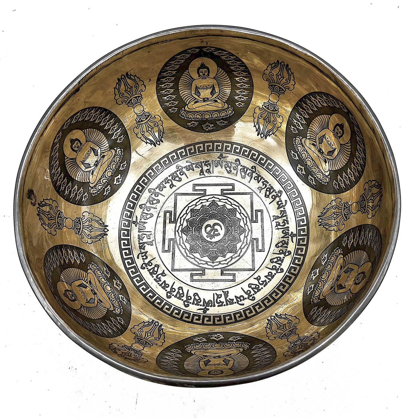 Tibetan Healing Engraved Bowl