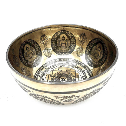 Tibetan Healing Engraved Bowl