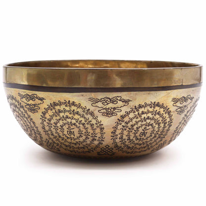 Tibetan Healing Engraved Bowl