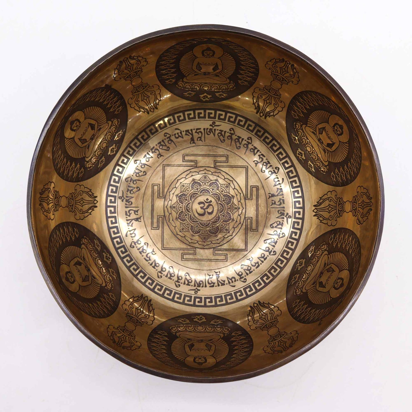 Tibetan Healing Engraved Bowl