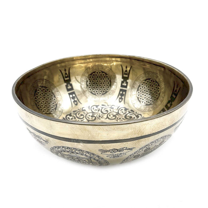 Tibetan Healing Engraved Bowl