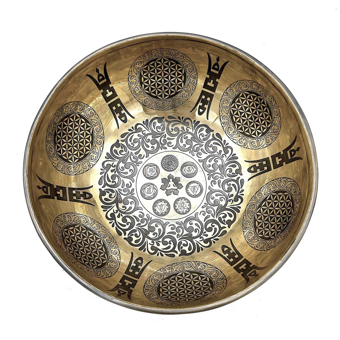 Tibetan Healing Engraved Bowl