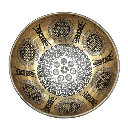 Tibetan Healing Engraved Bowl