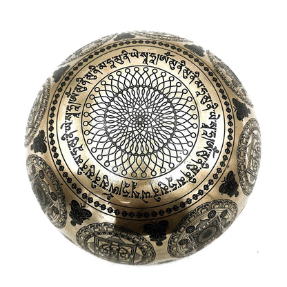 Tibetan Healing Engraved Bowl