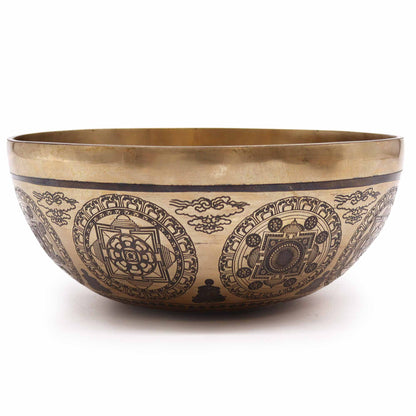 Tibetan Healing Engraved Bowl