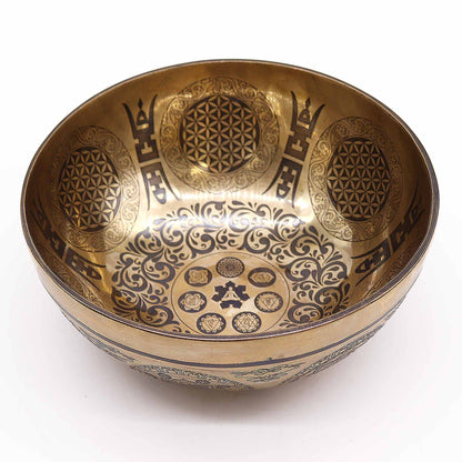 Tibetan Healing Engraved Bowl