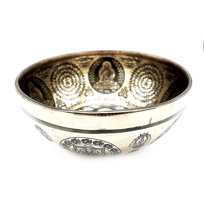 Tibetan Healing Engraved Bowl