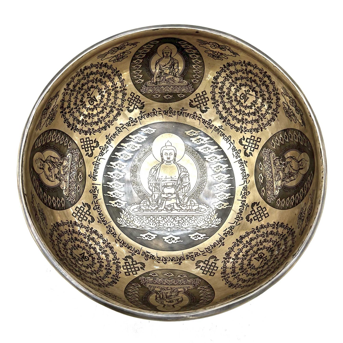 Tibetan Healing Engraved Bowl