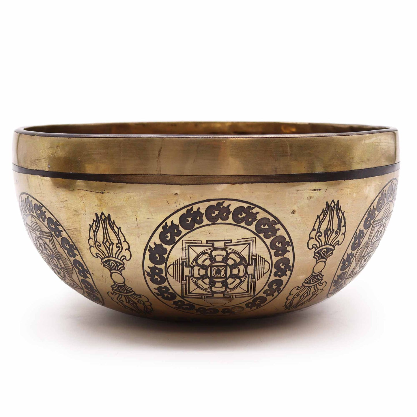 Tibetan Healing Engraved Bowl