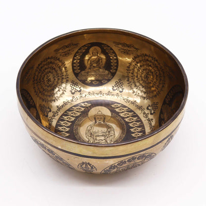 Tibetan Healing Engraved Bowl