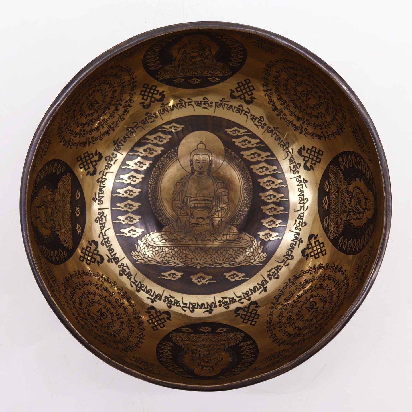 Tibetan Healing Engraved Bowl