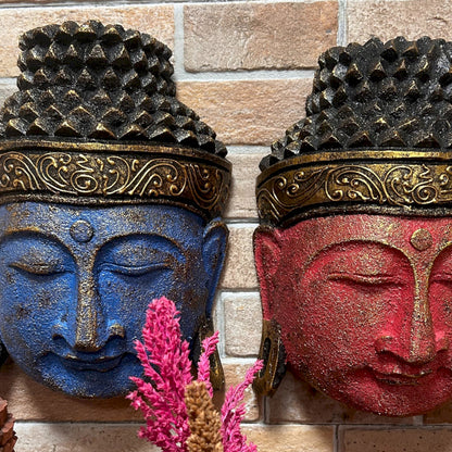 Handcrafted Buddha Heads